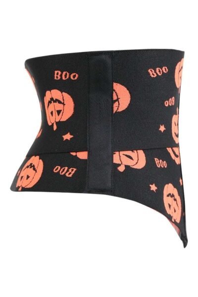 Half Corset Waspie Pumpkin Halloween Waistband Cincher