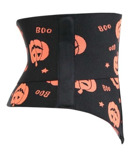 Half Corset Waspie Pumpkin Halloween Waistband Cincher