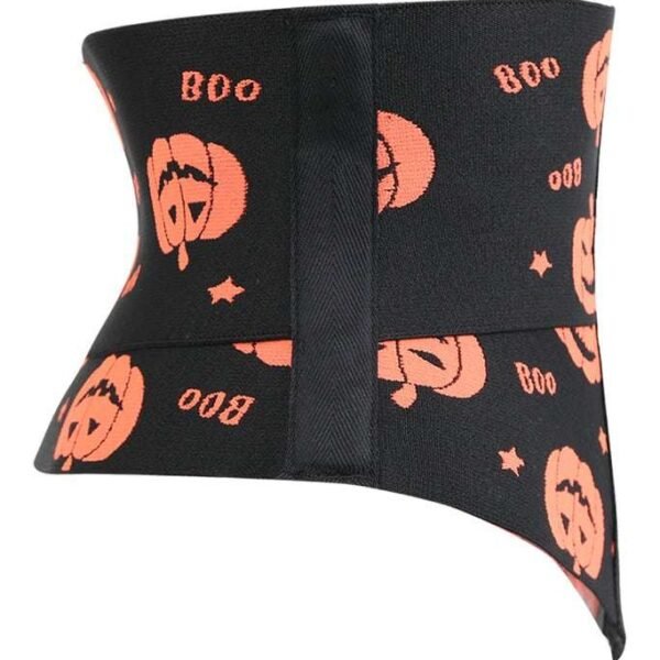 Half Corset Waspie Pumpkin Halloween Waistband Cincher