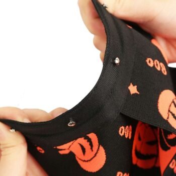 Half Corset Waspie Pumpkin Halloween Waistband Cincher