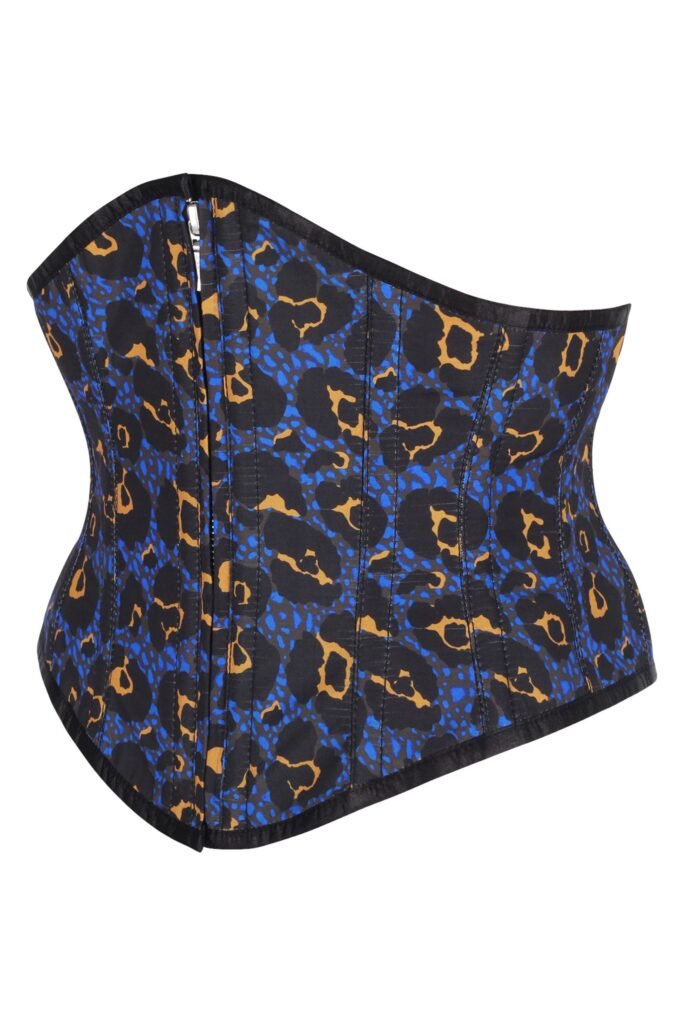 Printed Waspie Cotton Corset