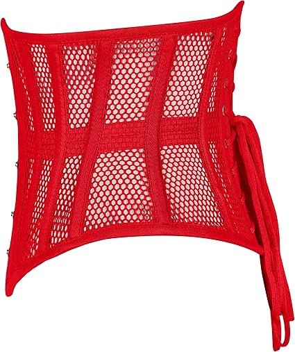 Underbust Steel Boned Waspie Mesh Corset Waist Cincher