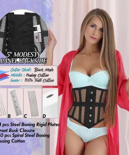 Waist Sculpting Mesh Waspie Waist Reducing Corset