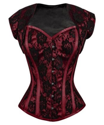 Overbust Lace Corset with Bolero Jacket