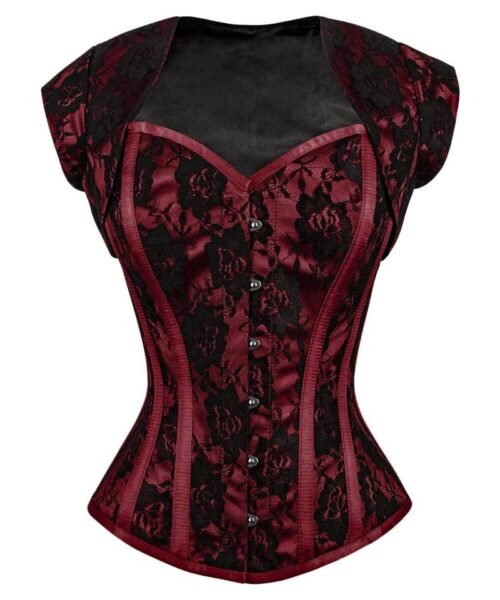 Overbust Lace Corset with Bolero Jacket