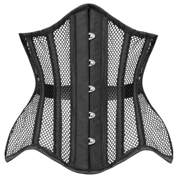 Richele Black Underbust Mesh Curvy Corset