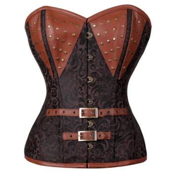 Overbust Steel Boned Steampunk Corset