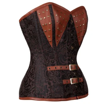 Overbust Steel Boned Steampunk Corset
