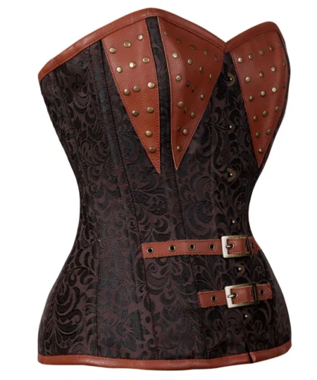 Overbust Steel Boned Steampunk Corset