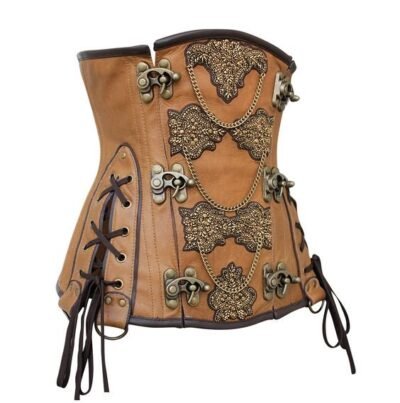 burlesque leather corset, corset for waist reduction, cosplay leather corset, fetish leather corset, genuine leather corset, gothic corset waist trainer, gothic fashion corset, gothic leather corset, gothic steampunk waist cincher, gothic waist cincher belt, lace up leather waist cincher, leather corset top underbust, leather underbust waist trainer, leather waist cincher, medieval corset belt, plus size leather corset, punk rock leather corset, renaissance leather corset, steampunk corset, steel boned leather corset, underbust leather corset, victorian gothic corset, Waist training Corset