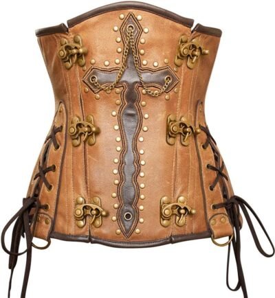burlesque leather corset, corset for waist reduction, cosplay leather corset, fetish leather corset, genuine leather corset, gothic corset waist trainer, gothic fashion corset, gothic leather corset, gothic steampunk waist cincher, gothic waist cincher belt, lace up leather waist cincher, leather corset top underbust, leather underbust waist trainer, leather waist cincher, medieval corset belt, plus size leather corset, punk rock leather corset, renaissance leather corset, steampunk corset, steel boned leather corset, underbust leather corset, victorian gothic corset, Waist training Corset