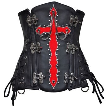 burlesque leather corset, corset for waist reduction, cosplay leather corset, fetish leather corset, genuine leather corset, gothic corset waist trainer, gothic fashion corset, gothic leather corset, gothic steampunk waist cincher, gothic waist cincher belt, lace up leather waist cincher, leather corset top underbust, leather underbust waist trainer, leather waist cincher, medieval corset belt, plus size leather corset, punk rock leather corset, renaissance leather corset, steampunk corset, steel boned leather corset, underbust leather corset, victorian gothic corset, Waist training Corset