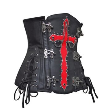 burlesque leather corset, corset for waist reduction, cosplay leather corset, fetish leather corset, genuine leather corset, gothic corset waist trainer, gothic fashion corset, gothic leather corset, gothic steampunk waist cincher, gothic waist cincher belt, lace up leather waist cincher, leather corset top underbust, leather underbust waist trainer, leather waist cincher, medieval corset belt, plus size leather corset, punk rock leather corset, renaissance leather corset, steampunk corset, steel boned leather corset, underbust leather corset, victorian gothic corset, Waist training Corset