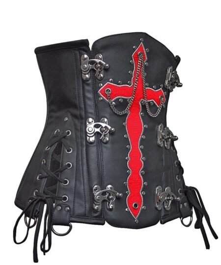 burlesque leather corset, corset for waist reduction, cosplay leather corset, fetish leather corset, genuine leather corset, gothic corset waist trainer, gothic fashion corset, gothic leather corset, gothic steampunk waist cincher, gothic waist cincher belt, lace up leather waist cincher, leather corset top underbust, leather underbust waist trainer, leather waist cincher, medieval corset belt, plus size leather corset, punk rock leather corset, renaissance leather corset, steampunk corset, steel boned leather corset, underbust leather corset, victorian gothic corset, Waist training Corset
