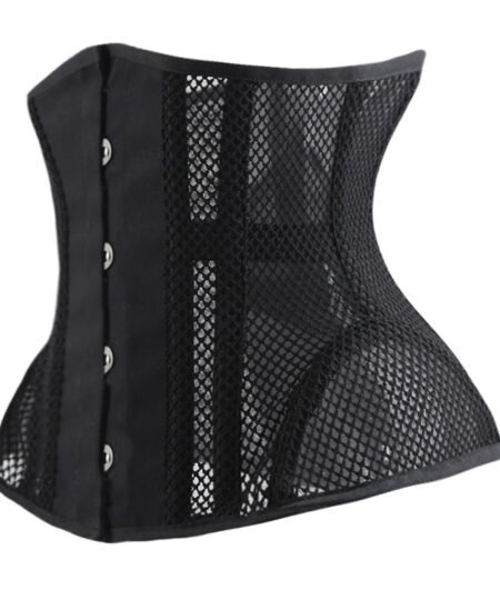 Underbust corset women waist trainer sexy black mesh with corset https://waisttraine.com/