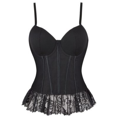 Black hook up bustier for women mesh waist trainer https://waisttraine.com/