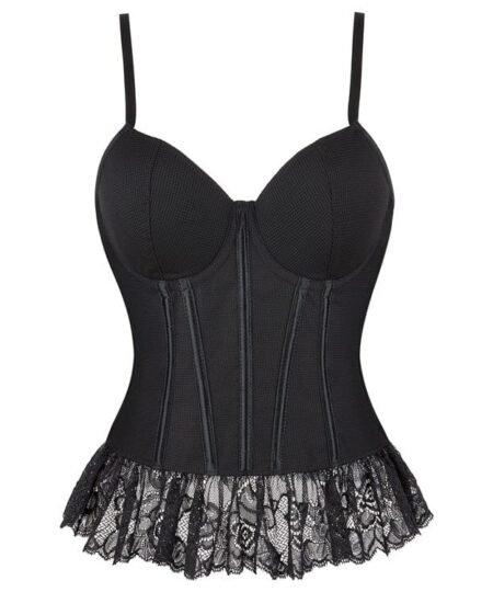 Black hook up bustier for women mesh waist trainer https://waisttraine.com/