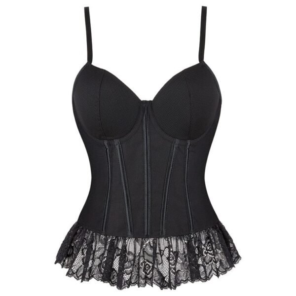 Black hook up bustier for women mesh waist trainer https://waisttraine.com/