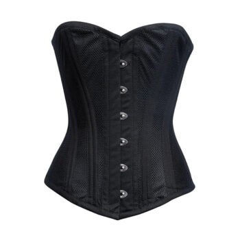 Black Waist Trainer Mesh Corset