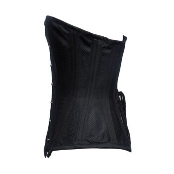 Black Waist Trainer Mesh Corset