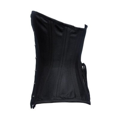 Black Waist Trainer Mesh Corset