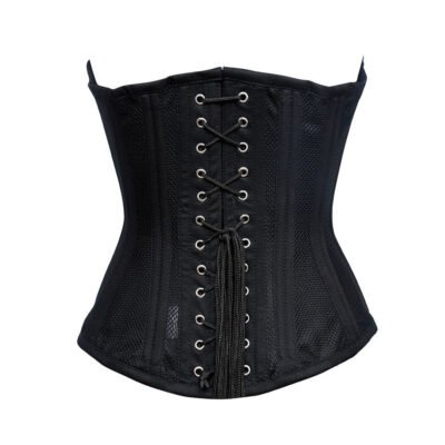Black Waist Trainer Mesh Corset