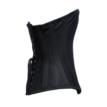 Black Waist Trainer Mesh Corset