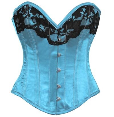 Satin Burlesque Overbust Corset
