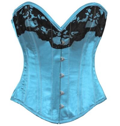 Satin Burlesque Overbust Corset