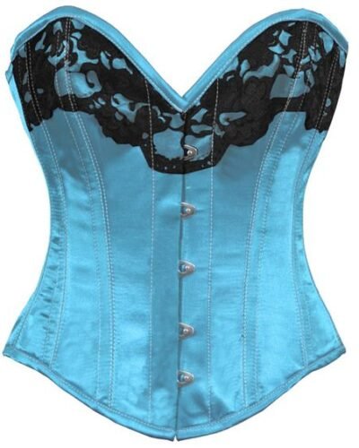 Satin Burlesque Overbust Corset