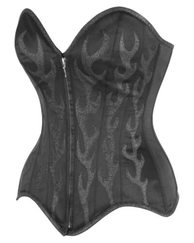 Satin Overbust Corset Top For Women