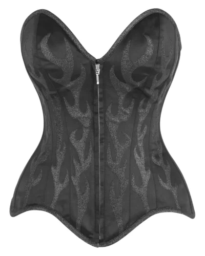 Satin Overbust Corset Top For Women