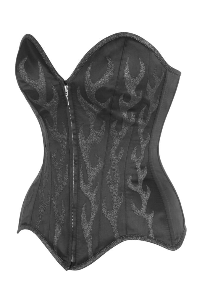 Satin Overbust Corset Top For Women