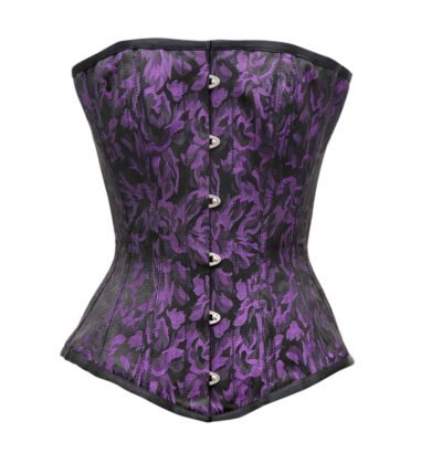 Steel Boned Overbust Brocade Corset Top