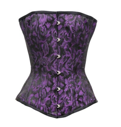 Steel Boned Overbust Brocade Corset Top
