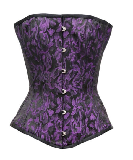 Steel Boned Overbust Brocade Corset Top