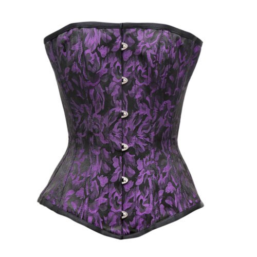 Steel Boned Overbust Brocade Corset Top