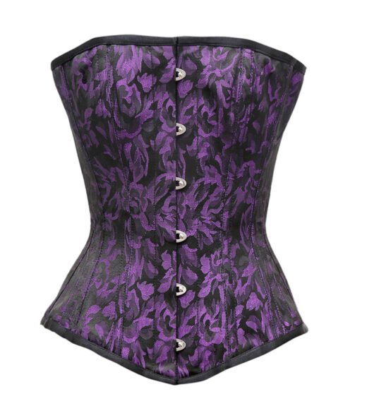 Steel Boned Overbust Brocade Corset Top