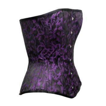 Steel Boned Overbust Brocade Corset Top