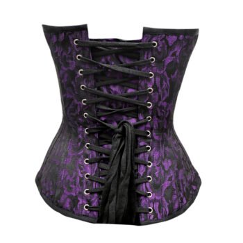 Steel Boned Overbust Brocade Corset Top