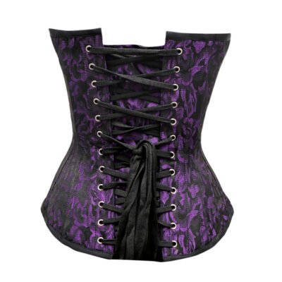 Steel Boned Overbust Brocade Corset Top