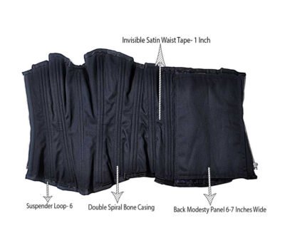 Steel Boned Overbust Waist Trainer Corset