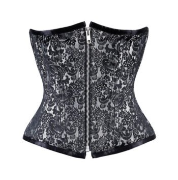Underbust Curvy Brocade Corset
