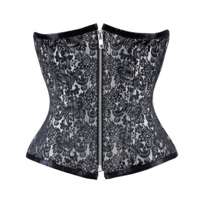 Underbust Curvy Brocade Corset