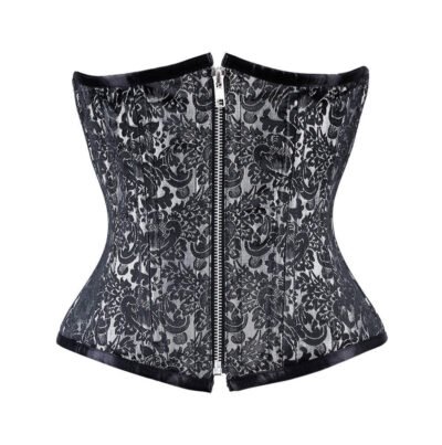 Underbust Curvy Brocade Corset