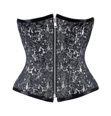 Underbust Curvy Brocade Corset