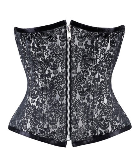 Underbust Curvy Brocade Corset