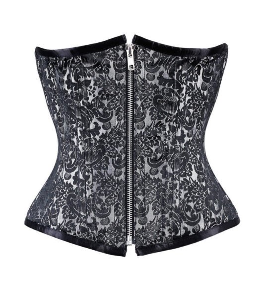 Underbust Curvy Brocade Corset