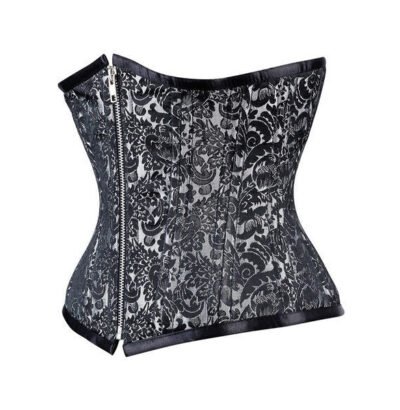 Underbust Curvy Brocade Corset