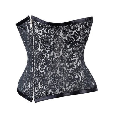 Underbust Curvy Brocade Corset